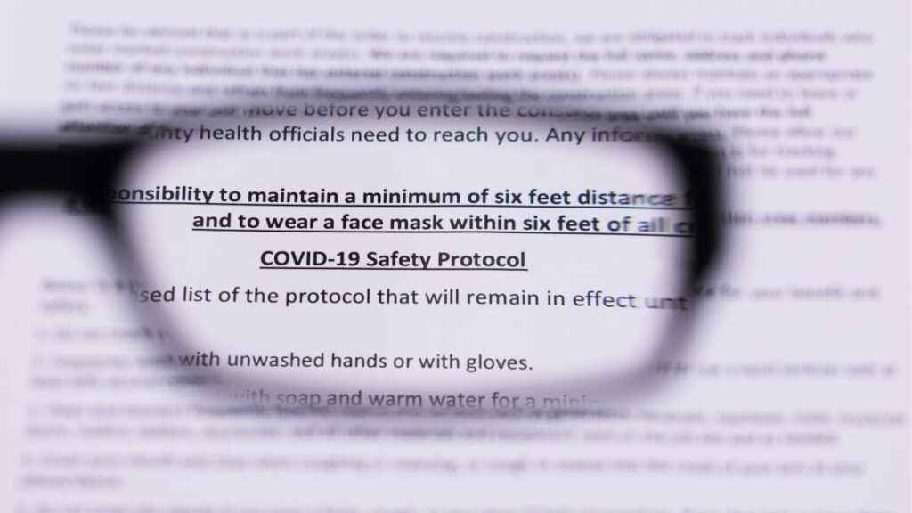 Protocolos sanitários obrigatórios com o Covid em Viagens