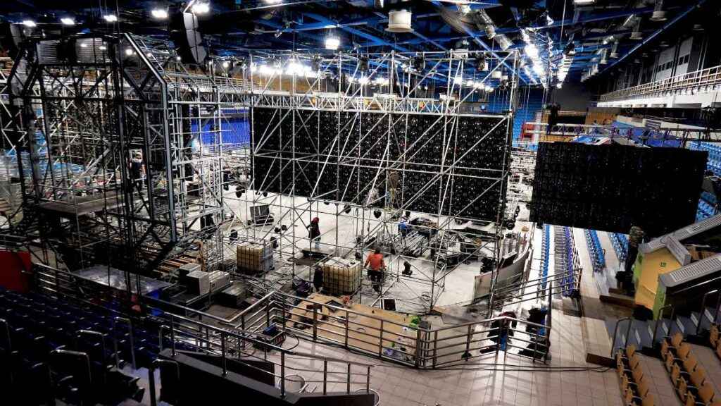 Montagem de Palco para Show